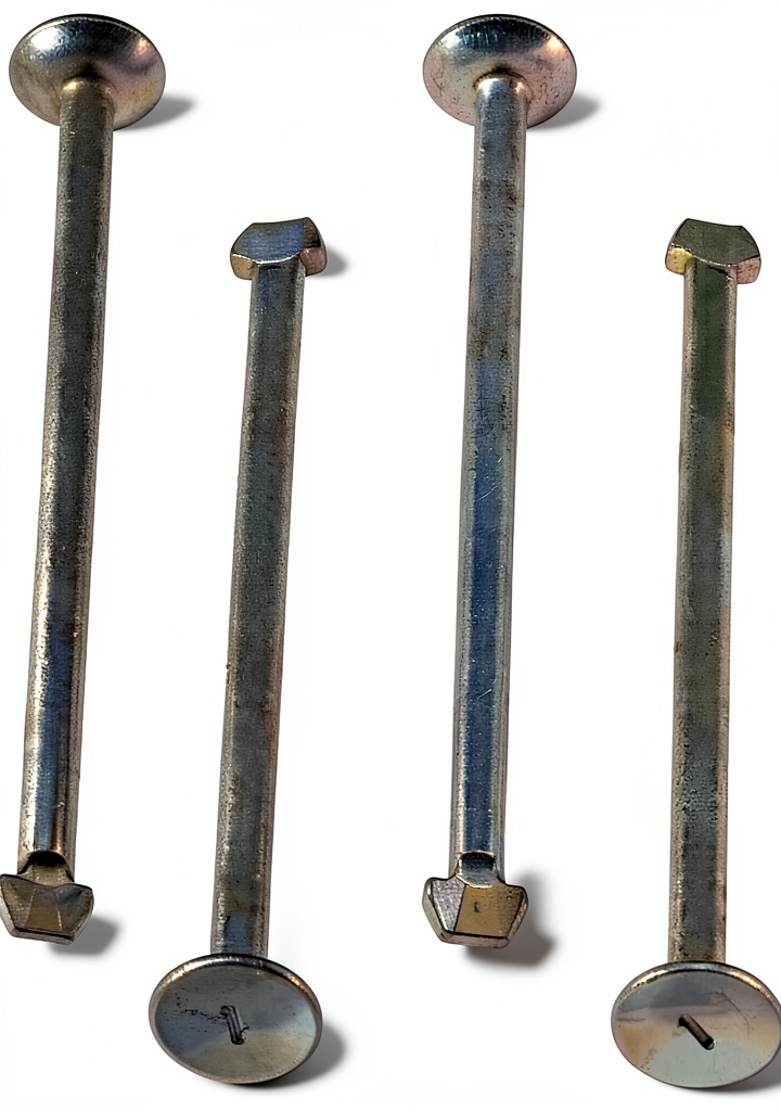 Installing PartCatalog Drum Brake Spring Hold Pin Rear on a wooden desk