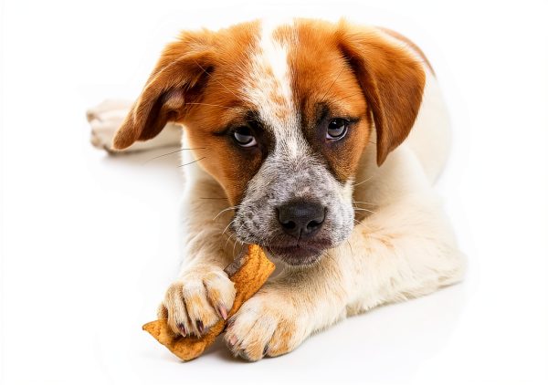 Natural Rawhide Chips for Dogs 123 Treats Smoked Beef 5lb Chews-3