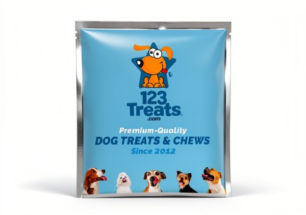 Natural Rawhide Chips for Dogs 123 Treats Smoked Beef 5lb Chews-6