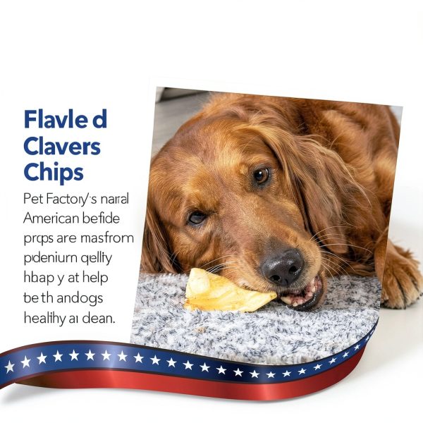 Pet Factory American Beefhide Chips Chicken Flavor 32oz-1