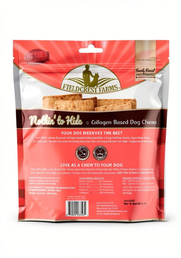 Fieldcrest Farms Dog Chew Chips Collagen Salmon Flavor 8 Pack-1