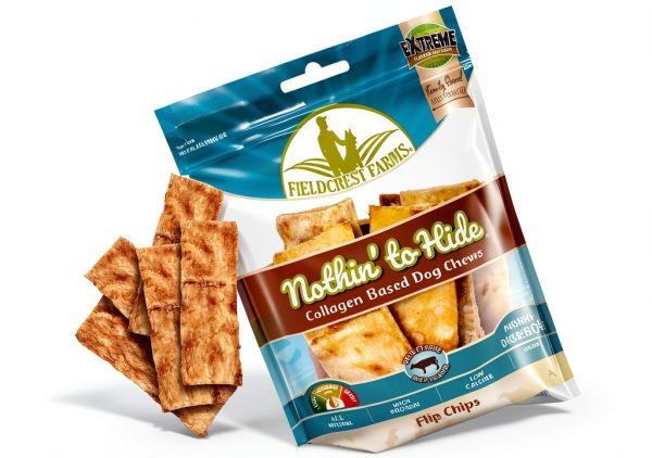 Fieldcrest Farms Nothin to Hide Flip Chips Dog Chews Beef Flavor-1