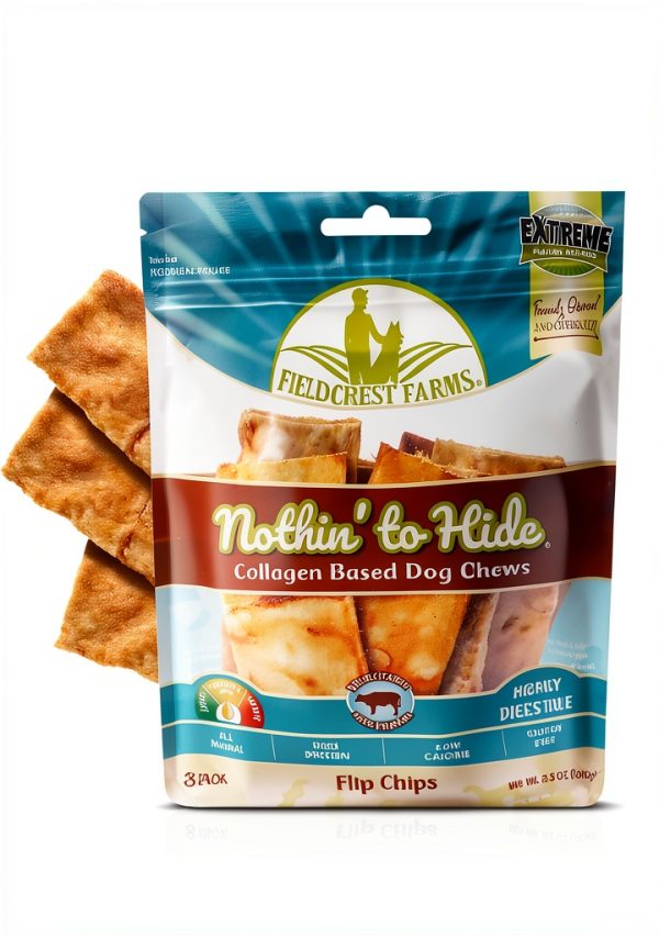 Fieldcrest Farms Nothin to Hide Flip Chips Dog Chews Beef Flavor-2