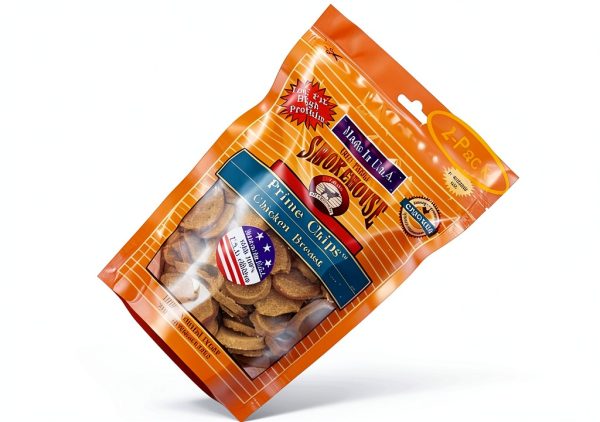 Usa Prime Chips Dog Treats Resealable Bag by Smokehouse 9.96x8.35x3.62-5
