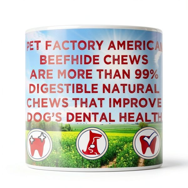 Pet Factory Beefhide Chips Dog Chew Treats Chicken Flavor 22oz-5