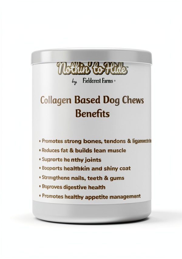 Fieldcrest Farms Dog Chew Chips Collagen Salmon Flavor 8 Pack-3