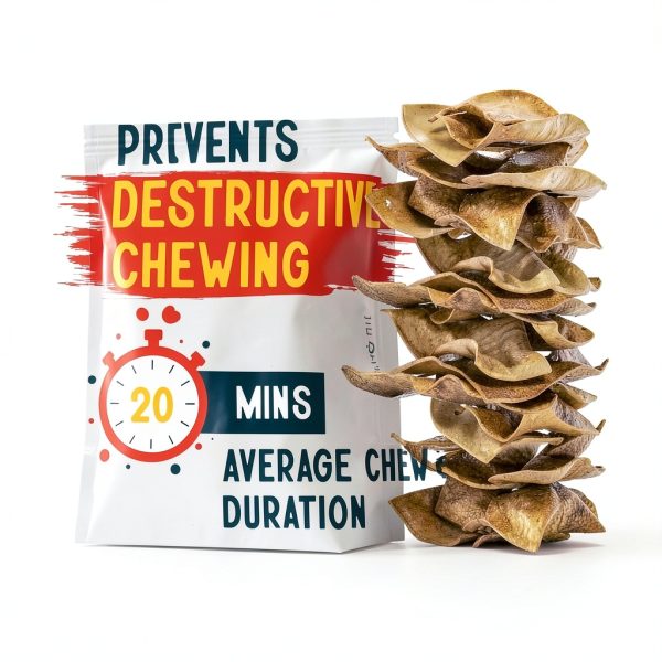 Canine Chews Chicken Flavor Rawhide Chips 1lb Thick Cut for Chewers-1