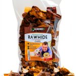 Vet Recommended Beef Rawhide Chips for Dogs 2lb Thick Fiber Chew-0