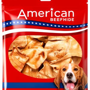 Pet Factory Beefhide Chips Dog Chew Treats Chicken Flavor 22oz-0