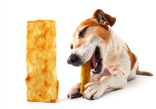 Fieldcrest Farms Nothin to Hide Flip Chips Dog Chews - Natural Rawhide Alternative Treats for Dogs, Collagen Based Snack for Moderate Chewers Up to 35lbs, Chicken Flavor - 2 Packs (16 Chips)-7