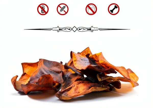 Vet Recommended Beef Rawhide Chips for Dogs 2lb Thick Fiber Chew-1