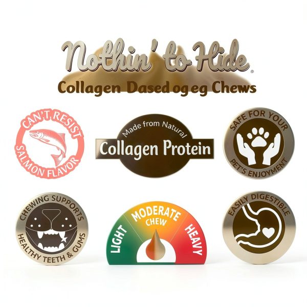 Fieldcrest Farms Dog Chew Chips Collagen Salmon Flavor 8 Pack-2
