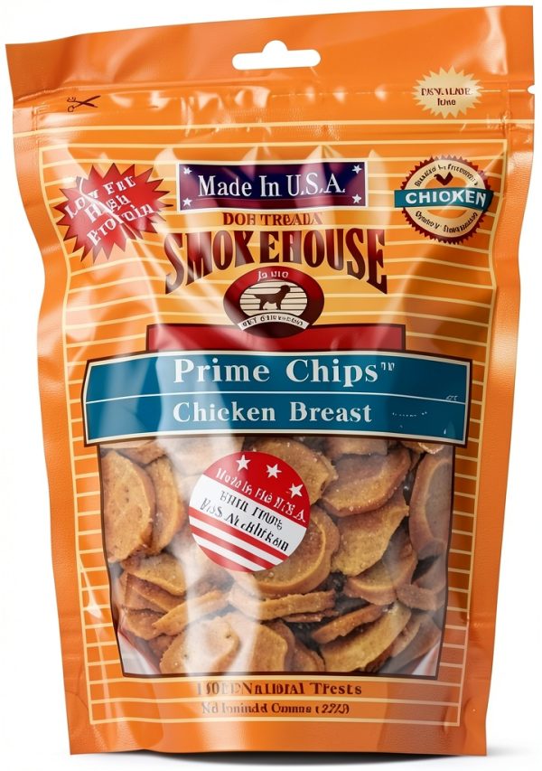 Usa Prime Chips Dog Treats Resealable Bag by Smokehouse 9.96x8.35x3.62-0