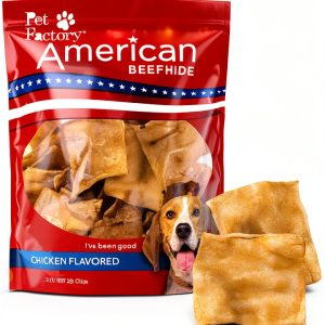 Pet Factory American Beefhide Chips Chicken Flavor 32oz-0